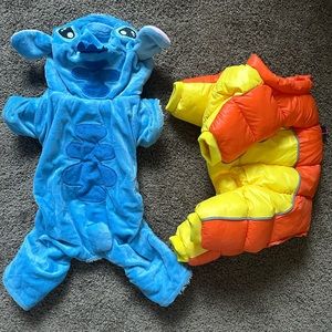 Dog Jacket / Jumpsuit and Stitch Costume for small dog $40 for both
